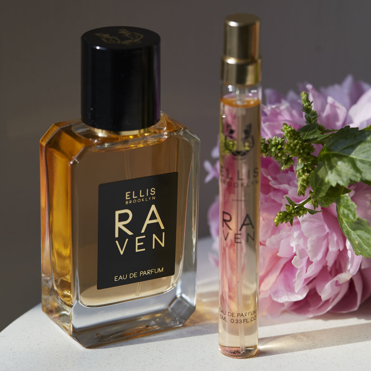 RAVEN 50ml & RAVEN travel spray