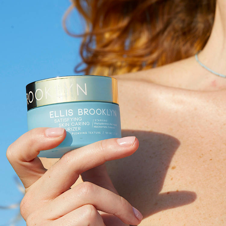 Happy, hydrated skin courtesy of the NEW Ellis Brooklyn Satisfying Skin Caring Moisturizer