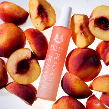 IMAGE 4: PEACHES FRAGRANCE AND BODY MIST  100ml with peaches
