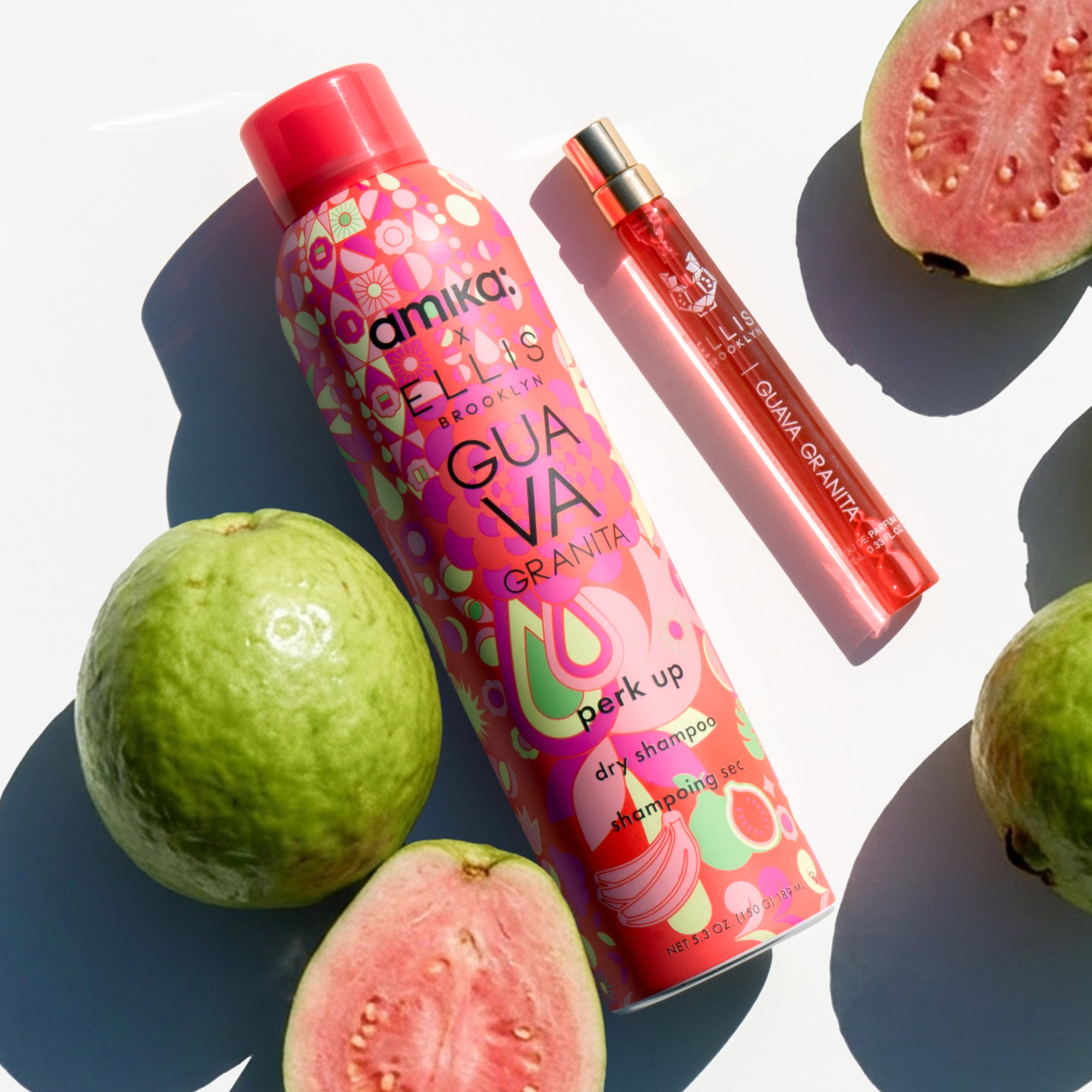 Amika x Ellis Brooklyn GUAVA GRANITA Perk Up Dry Shampoo & Fragrance S
