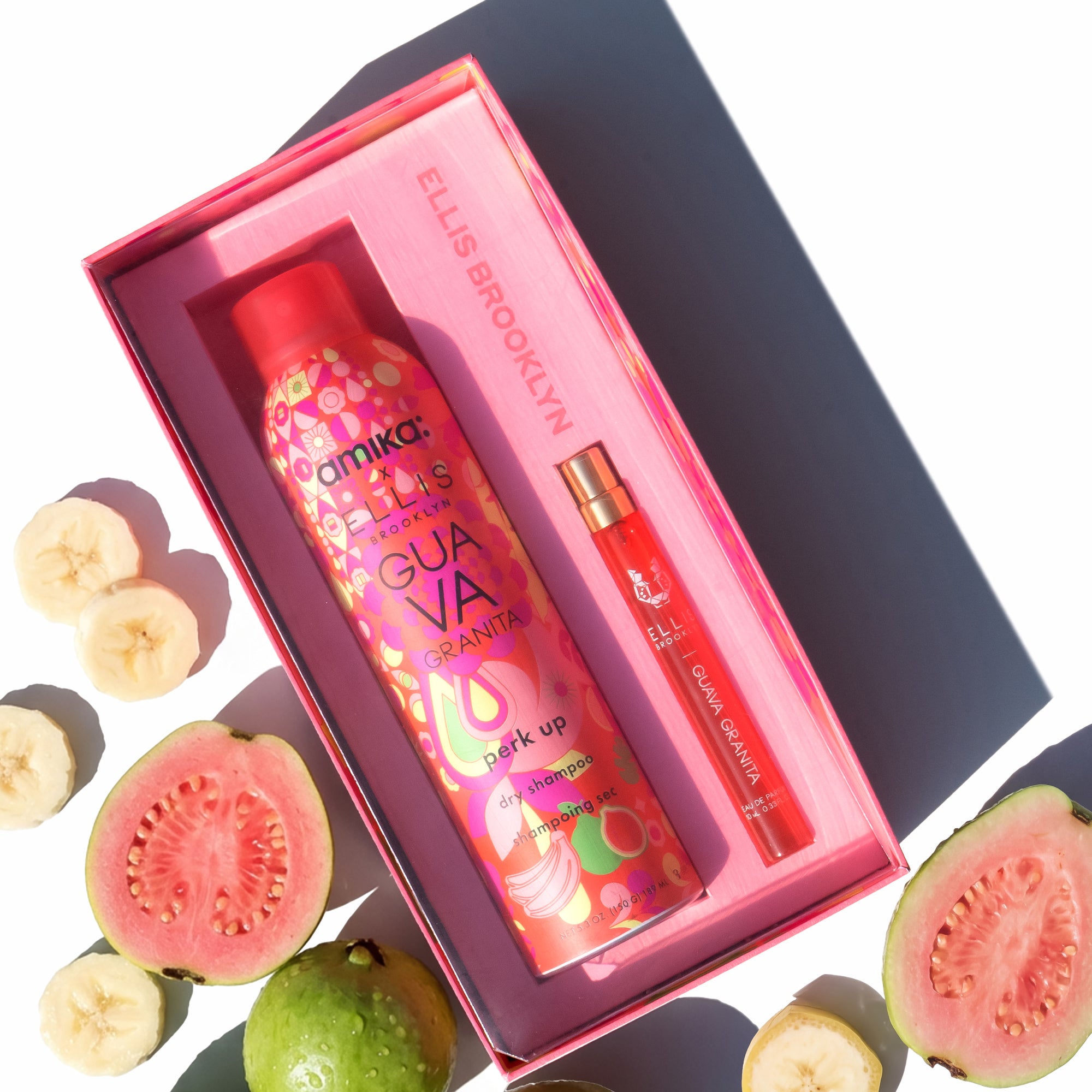 Amika x Ellis Brooklyn GUAVA GRANITA Perk Up Dry Shampoo & Fragrance S