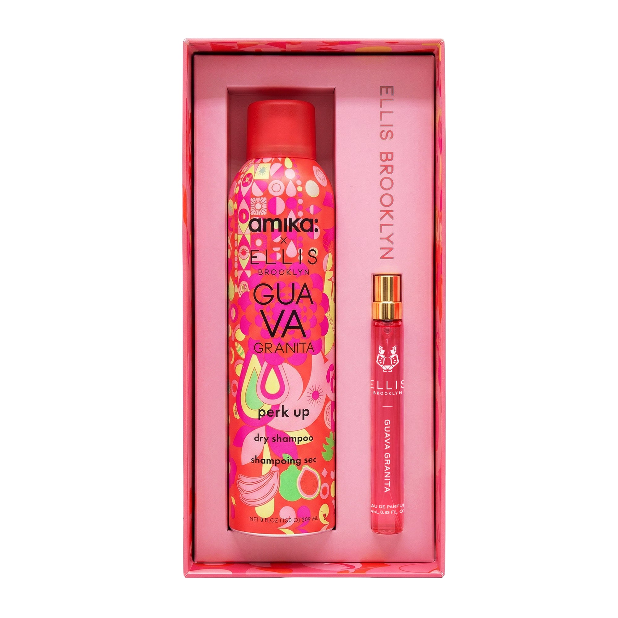 Amika x Ellis Brooklyn GUAVA GRANITA Perk Up Dry Shampoo & Fragrance S