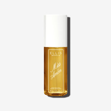90mL Miss Amber Perfume Mist bottle against a white backdrop. | english_image