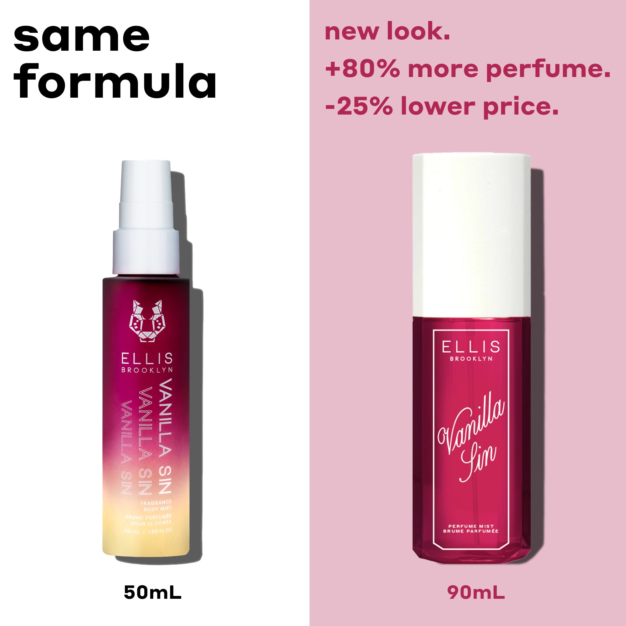 VANILLA SIN Perfume Mist 90ml – Ellis Brooklyn