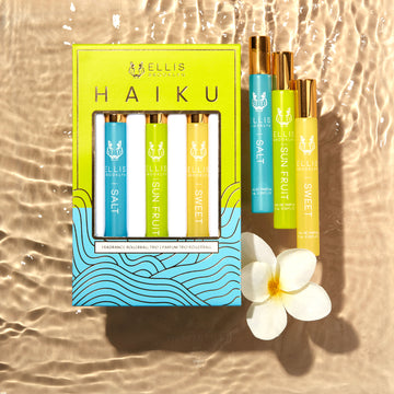 IMAGE 4: HAIKU TRIO WITH FLOWER AND WATER