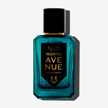 Worth Avenue 50ml Eau De Parfum on whtie background.