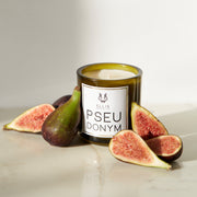 IMAGE 3: PSEUDONYM candle near ingredients 
