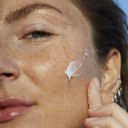 Satisfying Skin Caring Moisturizer on model 