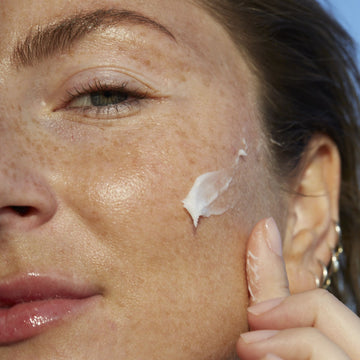 IMAGE 2: Satisfying Skin Caring Moisturizer on model 