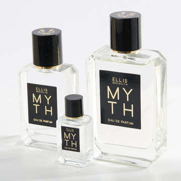 IMAGE 5: MYTH 50ML BOTTLE, MYTH MINI BOTTLE, AND MYTH 100ML BOTTLE