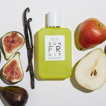 IMAGE 2: SUN FRUIT 100ml BOTTLE AND ingredients 
