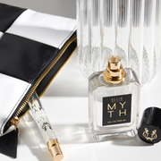 IMAGE 4: MYTH 50ML BOTTLE AND TRAVEL SPRAY 