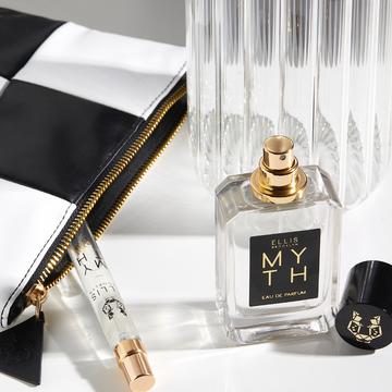 IMAGE 4: MYTH 50ML BOTTLE AND TRAVEL SPRAY 