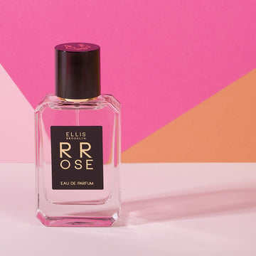 IMAGE 5: RROSE 50ml bottle  WITH COLORFUL BACKDROP