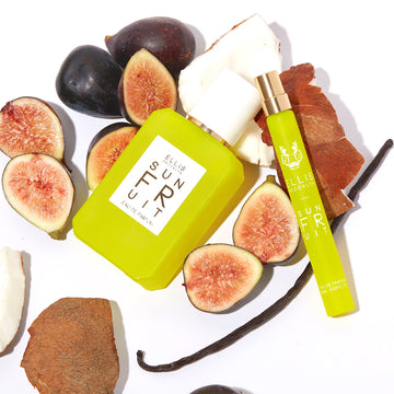 IMAGE 3: SUN FRUIT 50ML BOTTLE AND TRAVEL SPRAY WITH SCENT NOTES 