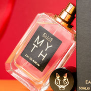 IMAGE 4: MYTH 50ML BOTTLE LEANING ON BOX